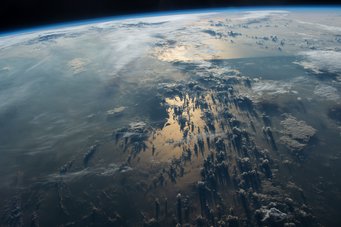 Oblique view of Earth from the International Space Station; June 3, 2016. Oblique view of Earth from the International Space Station; June 3, 2016.