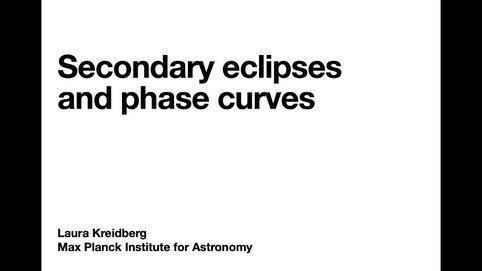 Secondary Eclipses and Phase Curves